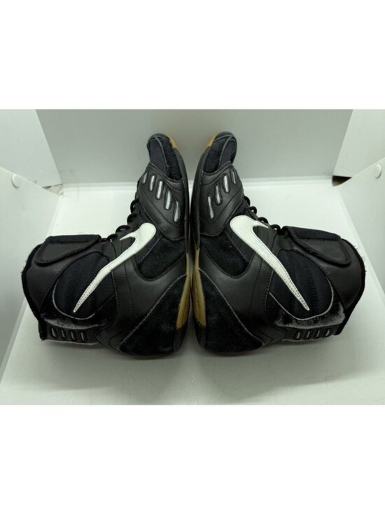 Vtg Nike Sidesweep V Men\'s Sz 12 Wrestling Takedown Shoes Black White 309147-012